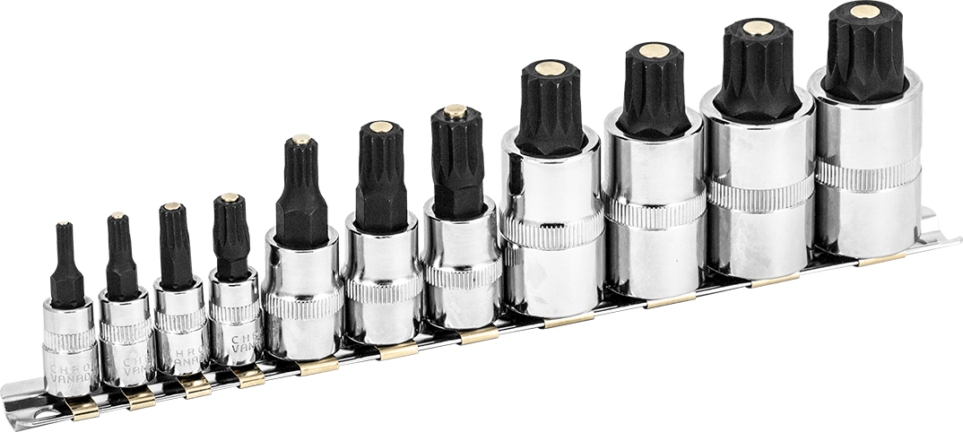 Magnetic_11pcs Spline Bit Socket Set