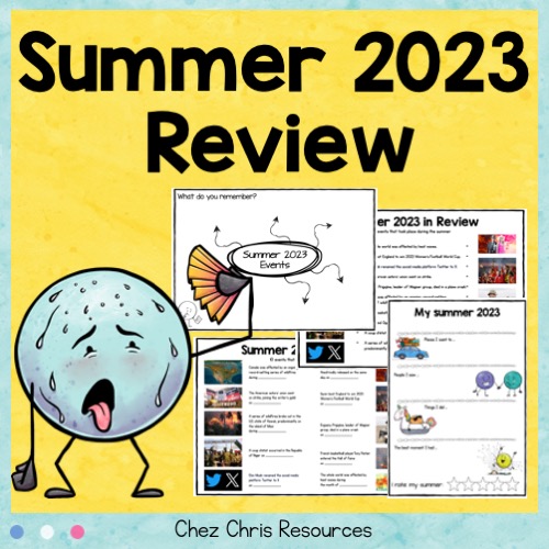 Rétrospective de l’été 2023 en anglais Chez Chris Resources