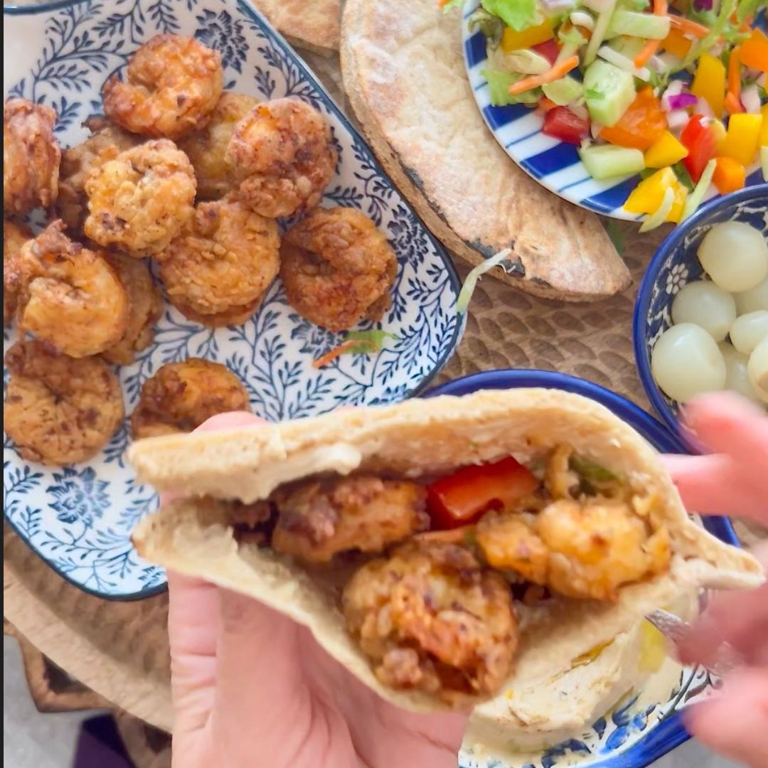 Fill your pita bread to the brim and enjoy.