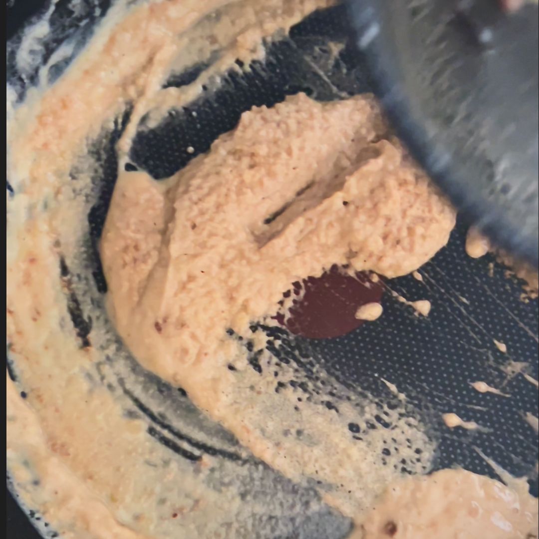 2- The Flour should turn into a medium amber color and becomes fragrant.