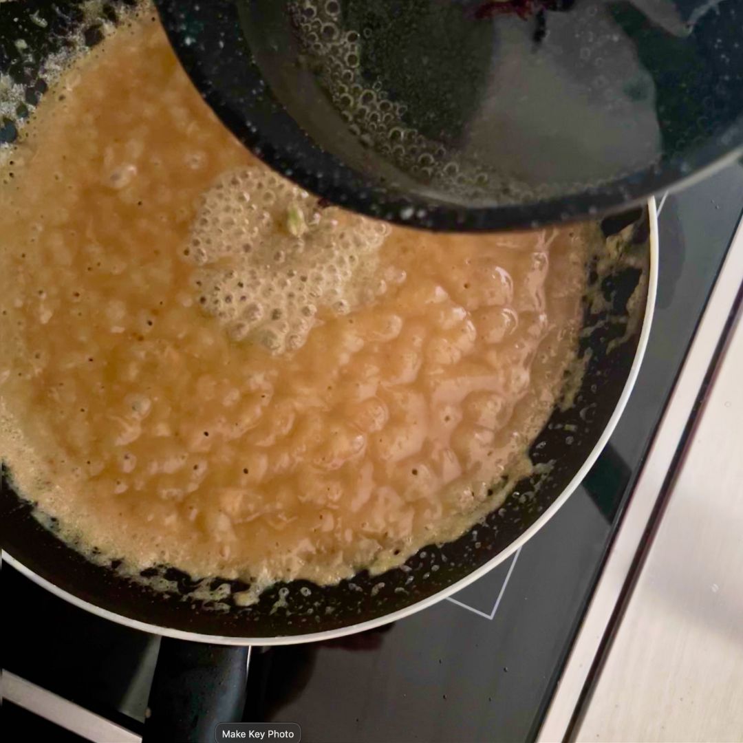 3- Add the simple syrup gradually while whisking continousily.