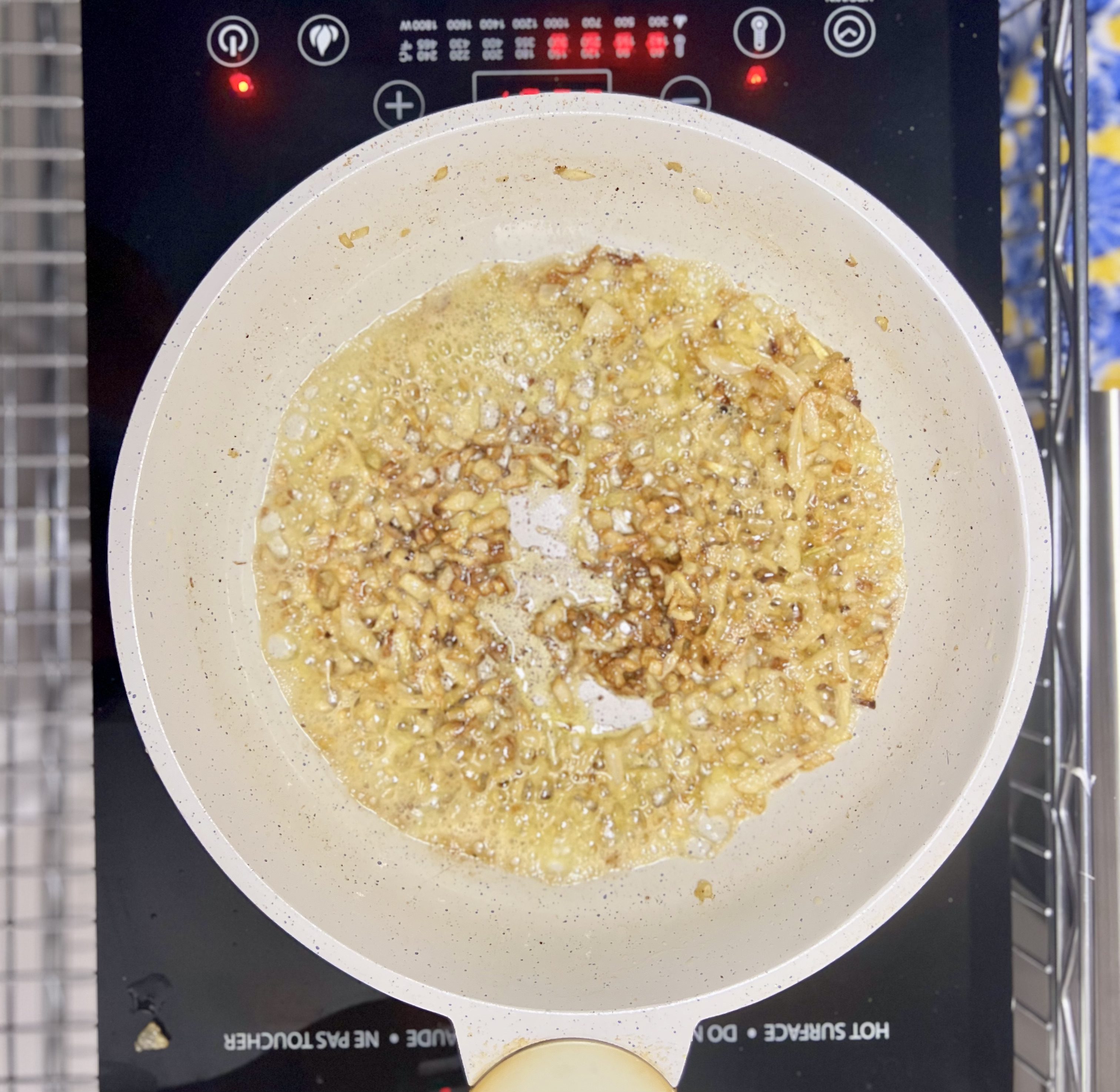 Step 1: Caramelize the onions.