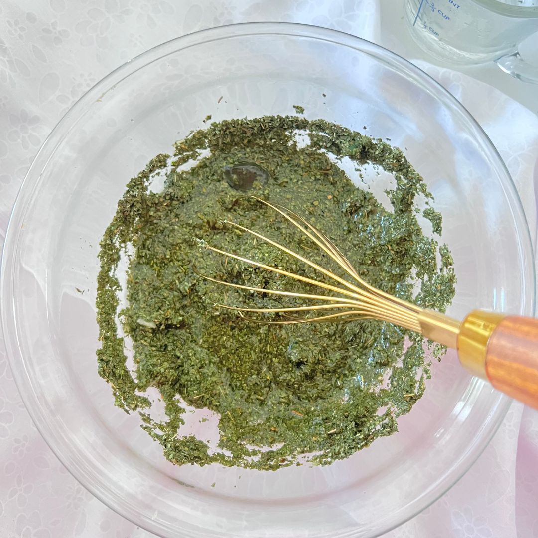 Step 5: Whisk well until a cold soup forms.