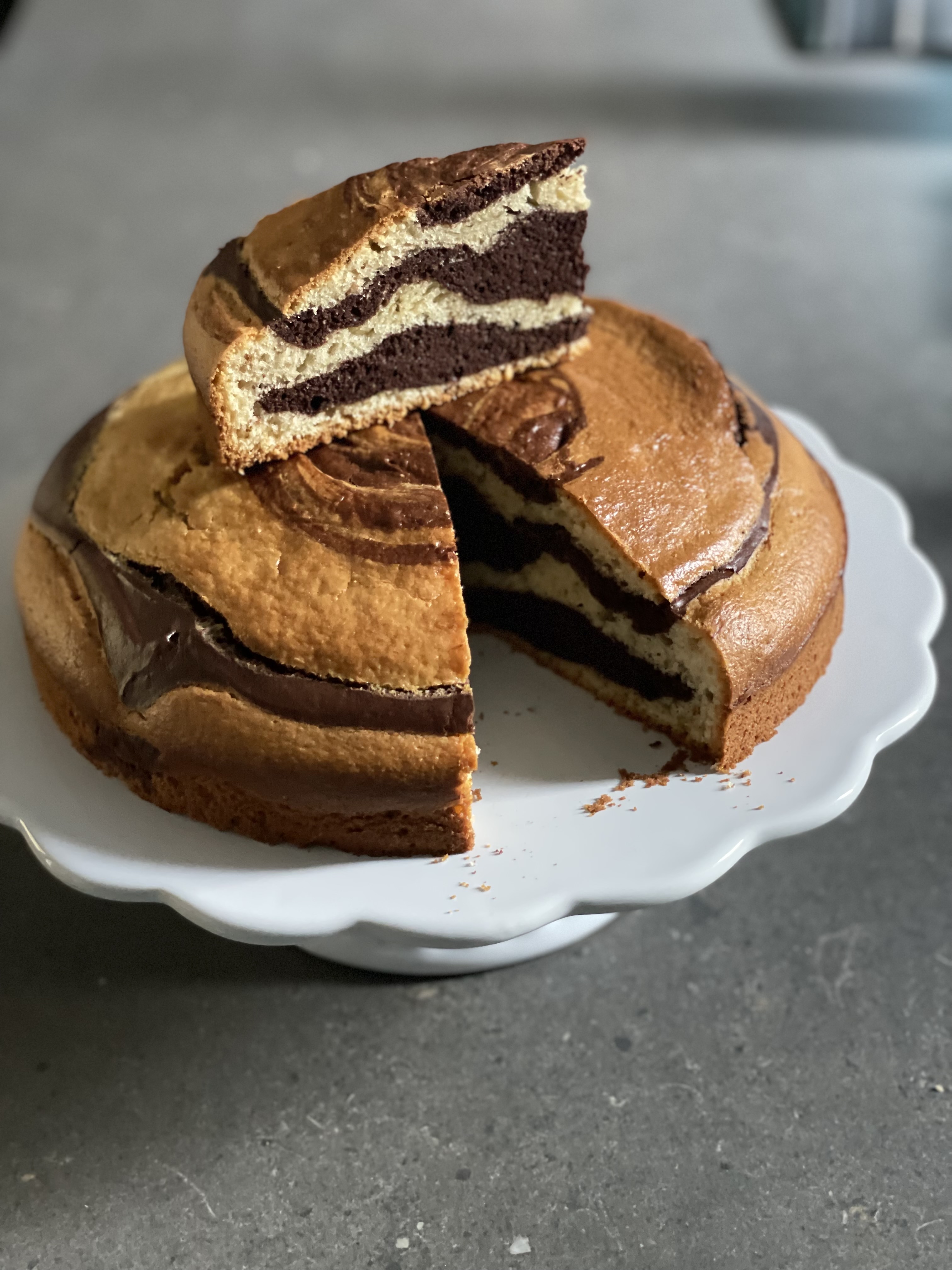 Torta Variegata Al Cacao Chiaramaci