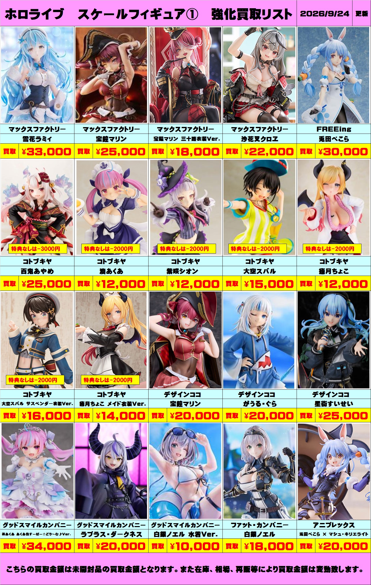 □【松戸店】⑩おもちゃ・Vtuber関連 WEBチラシ□ – ゲーセンもある