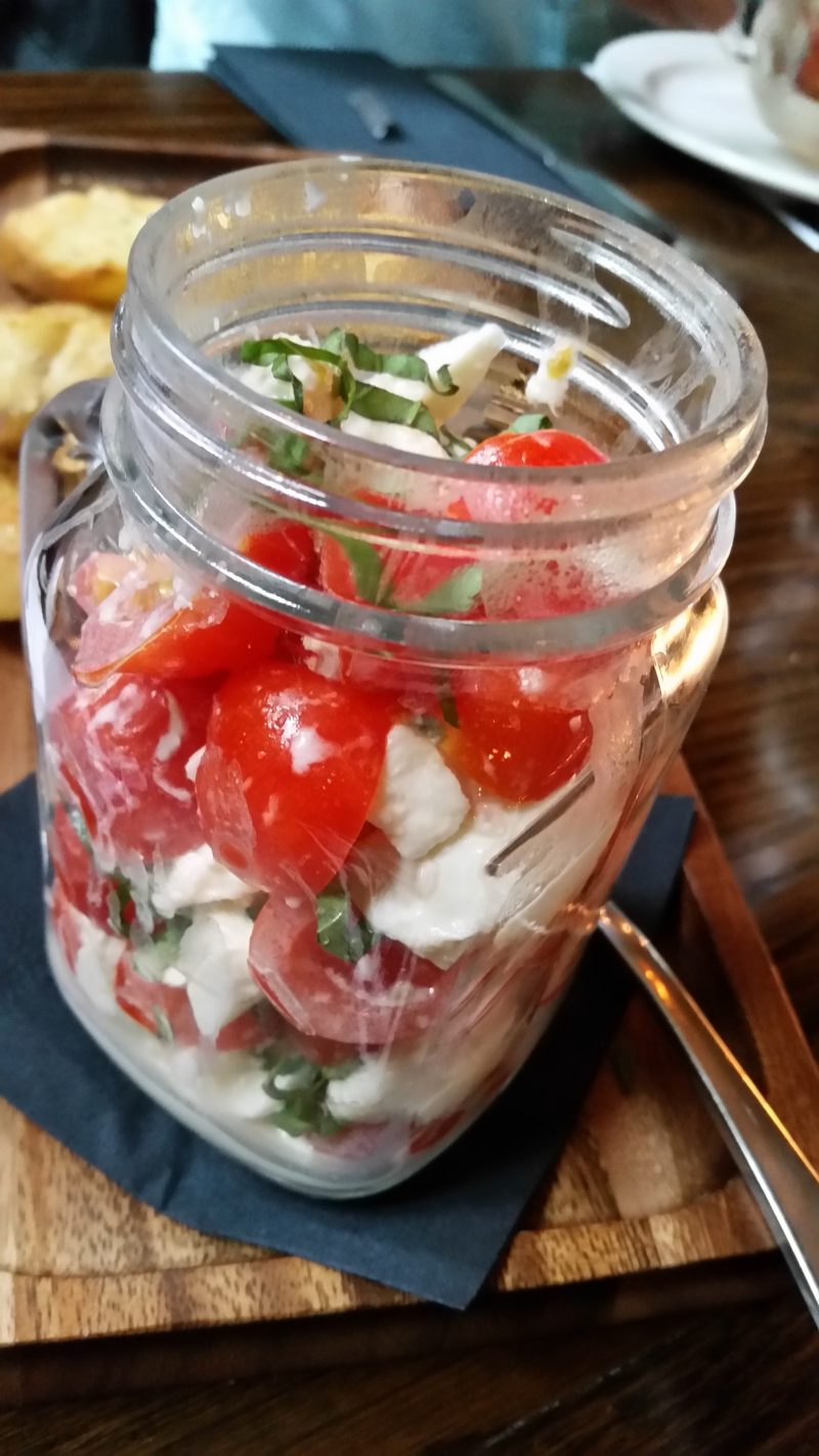 Gino's East Hosts Chicago Craft Beer Week Tap Takeover 11 The Caprese dish from a different angle