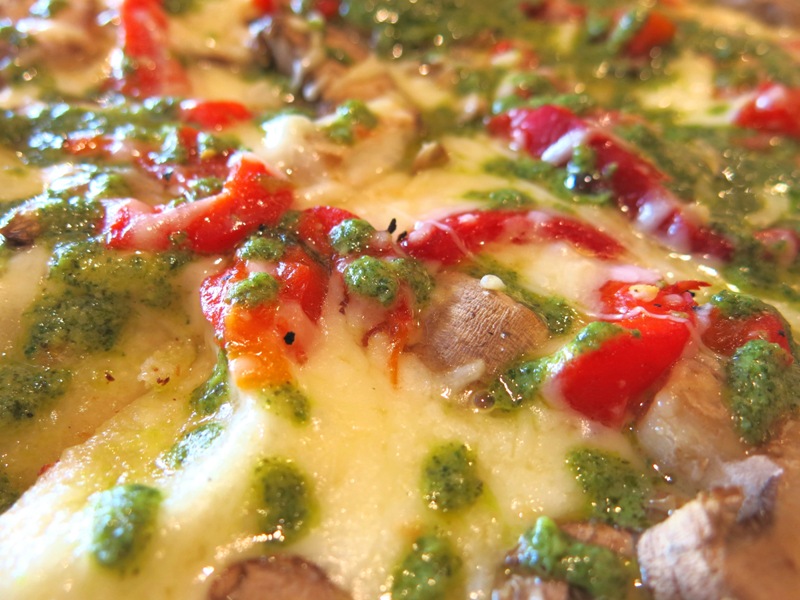 Another appetizing view of the Tristan pizza