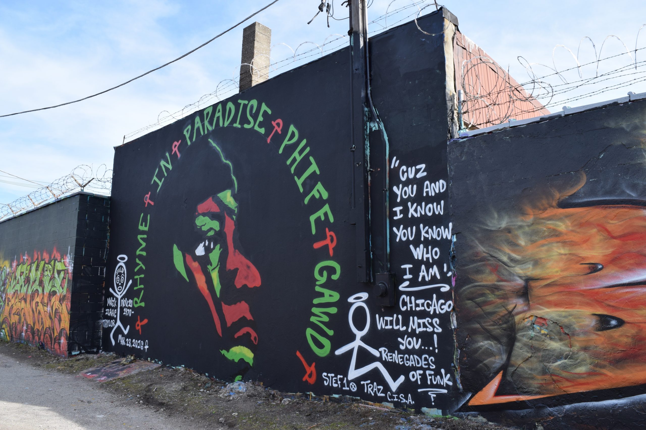 Logan Square graffiti artists pay tribute to the late Phife Dawg