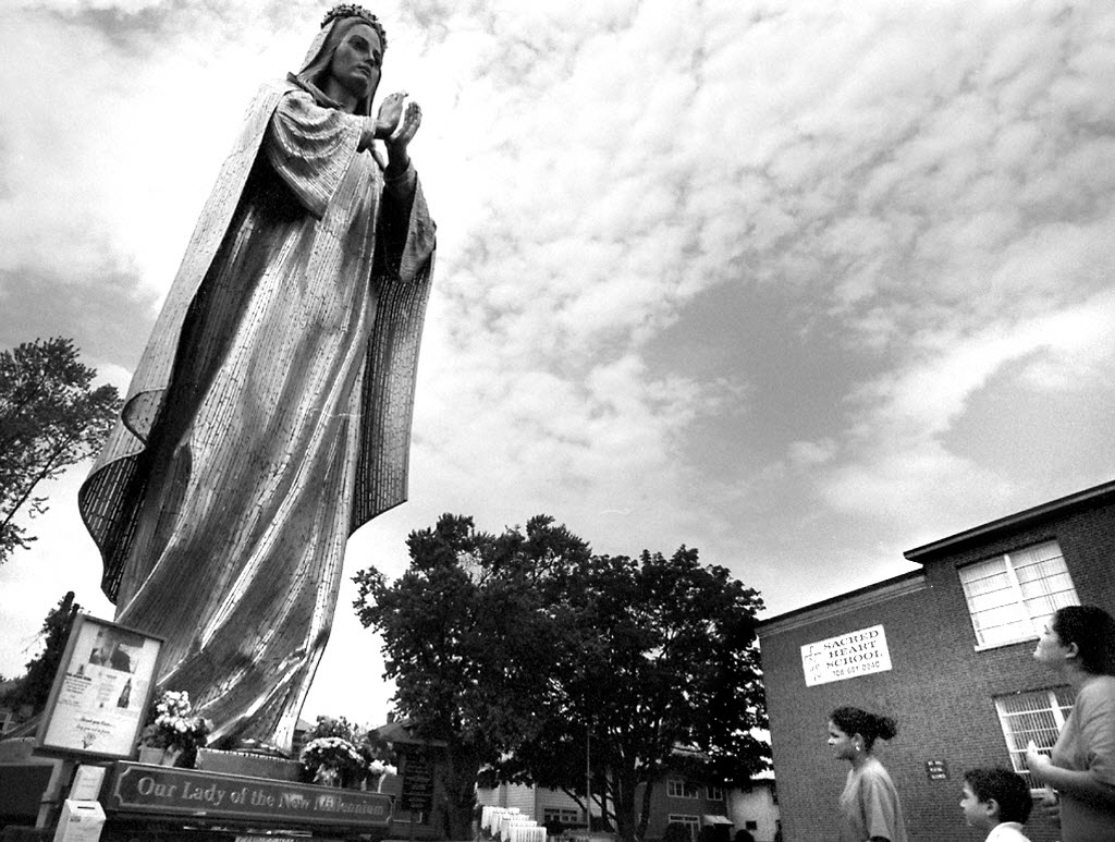 From the archive: The man who built a 33-foot-tall metal Madonna