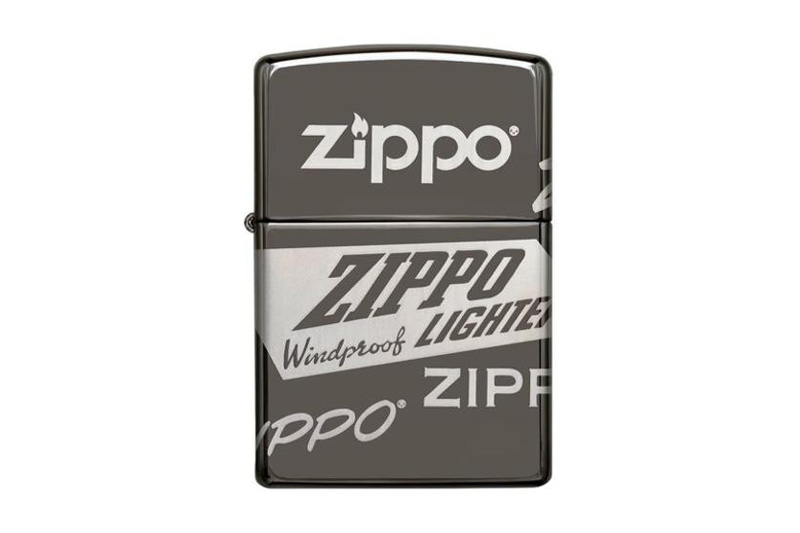 ΑΝΑΠΤΗΡΑΣ ZIPPO BLACK ICE®  LOGO DESIGN - 49051