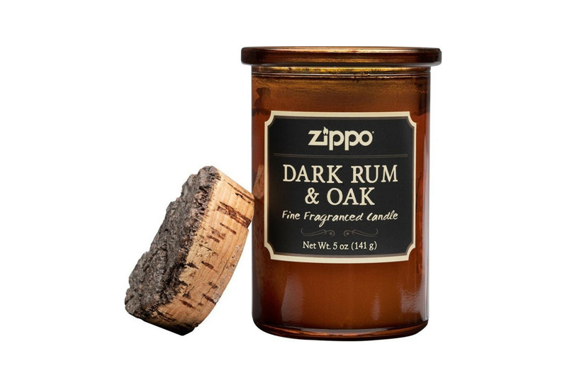 ZIPPO ΑΡΩΜΑΤΙΚΟ ΚΕΡΙ ΣΕ ΒΑΖΟ DARK RUM & OAK 35 ΩΡΩΝ