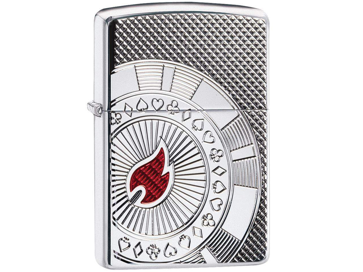 ΑΝΑΠΤΗΡΑΣ ZIPPO ARMOR™  POKER CHIP DESIGN - 49058