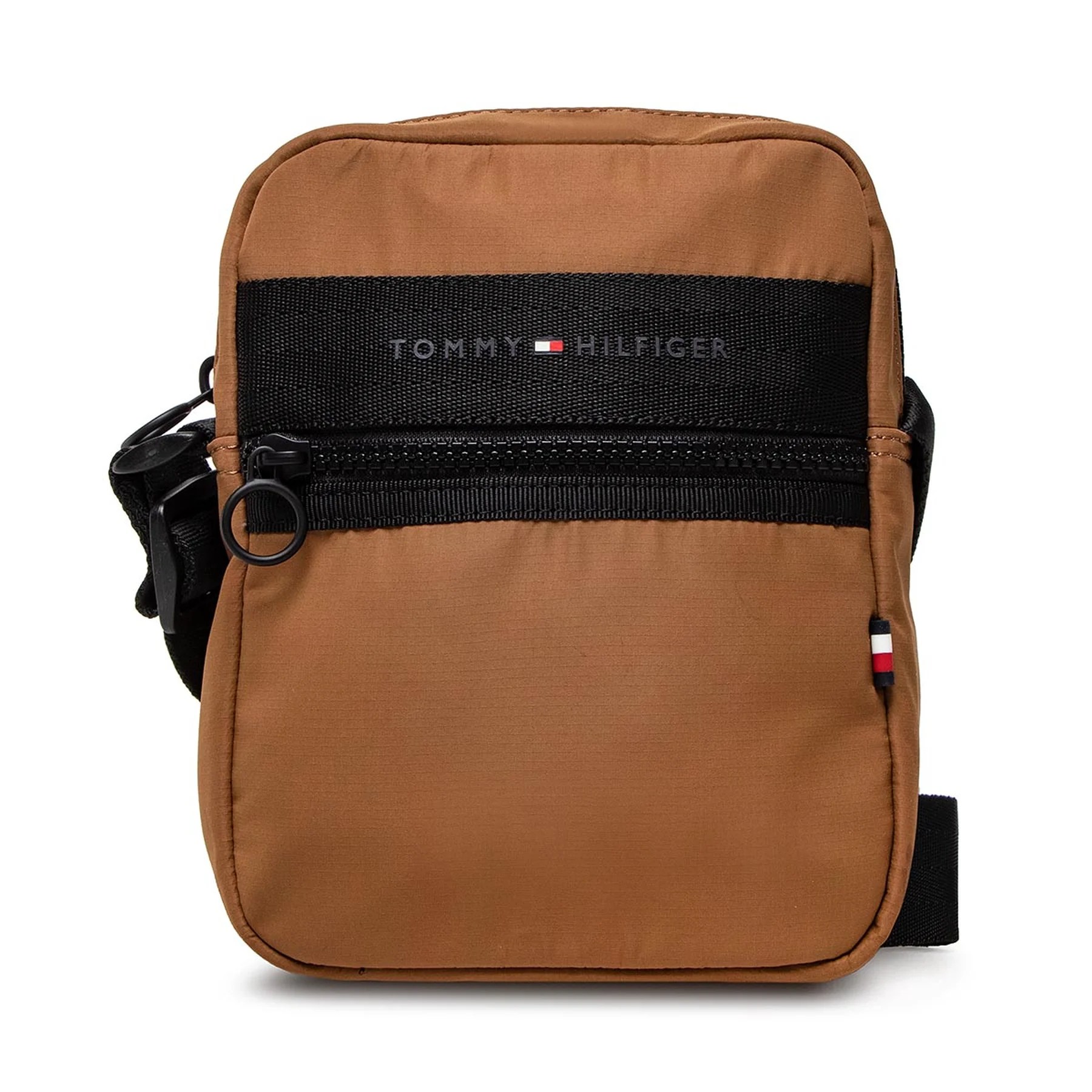 TOMMY HILFIGER Th Horizon Mini Reporter ΤΣΑΝΤΑΚΙ ΑΝΔΡΙΚΟ ΚΑΦΕ AM0AM10262
