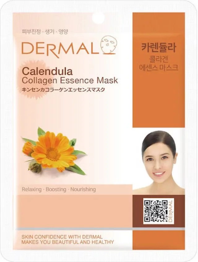 DERMAL Calendula Collagen Essence Mask 23gr