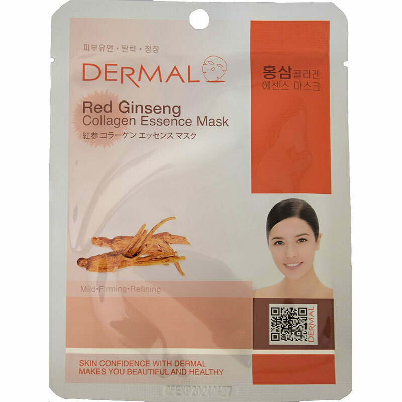 DERMAL Red Ginseng Collagen Essence Mask 23gr
