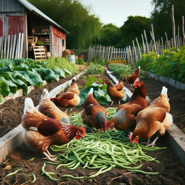 Can chickens eat string beans?