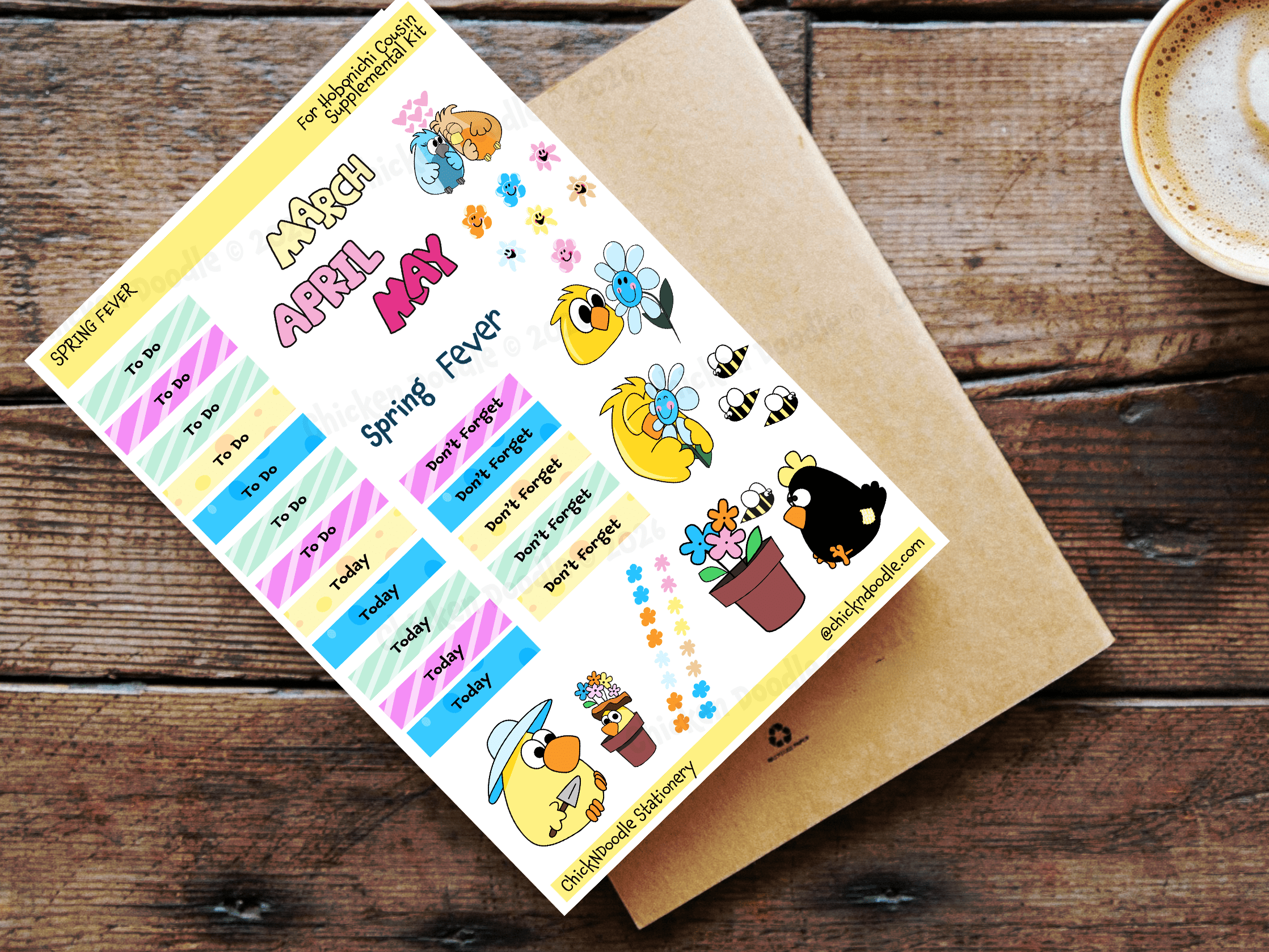 Handmade Spring Sticker Package to Make Your New Hobby Easy! - Image 5
