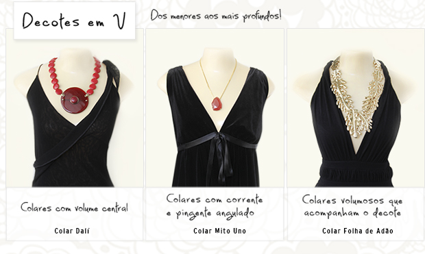 Colar X Decote O Que Usar