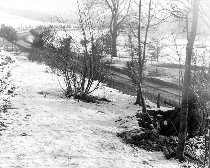 aguardando ataque em bastogne