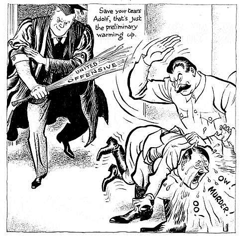 15 - Stalin, Hitler realmente deu uma "surra" boa em Stalingrado. Os outros Aliados estavam se preparando para bater também.