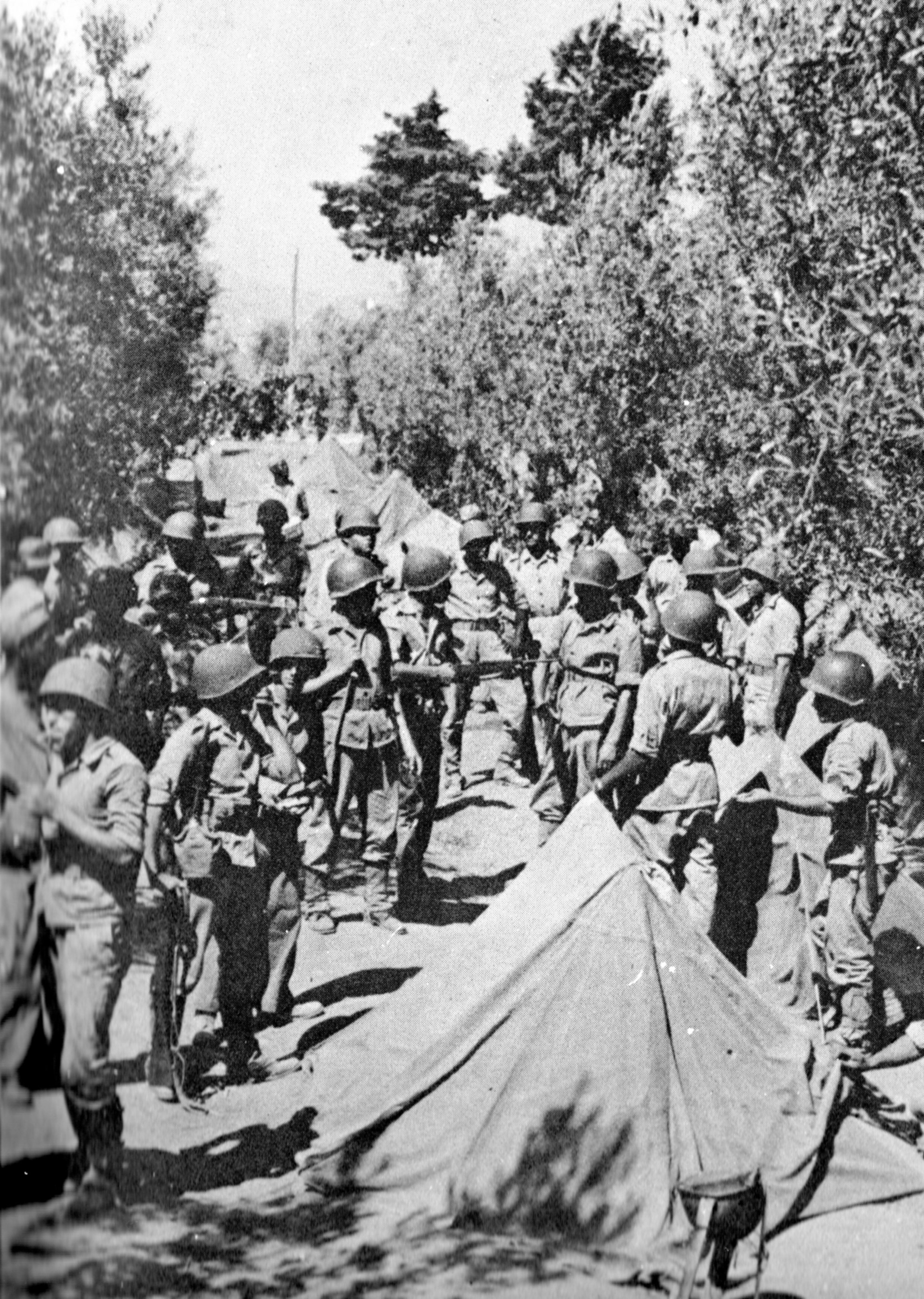 Preparação para o acampamento