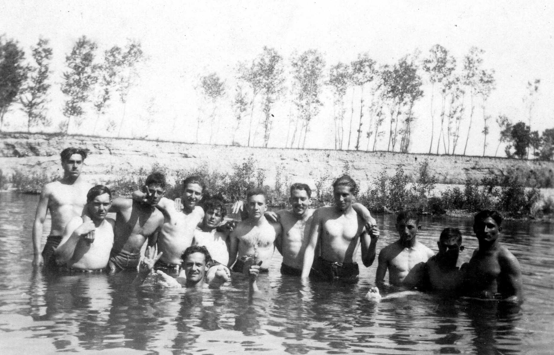 Grupamento do 11º RI (Acervo pessoal do Veterano Rigoberto Souza)