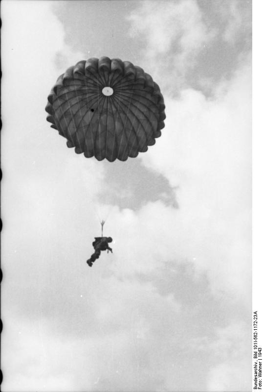 Italien, Fallschirmjäger bei Ausbildung