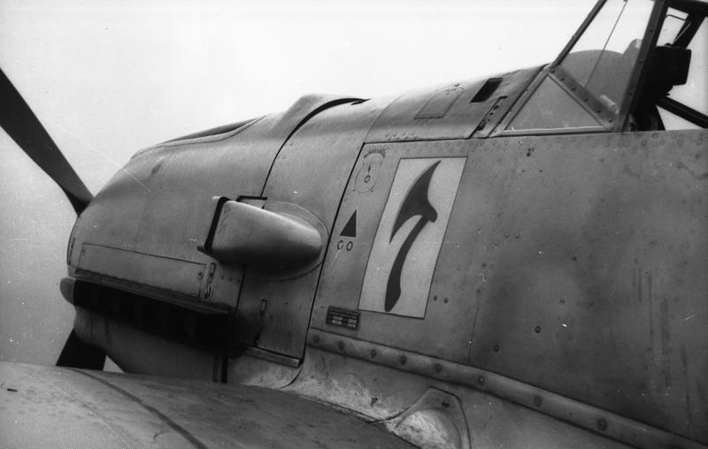 Geschwader-/Staffelabzeichen einer Me 109