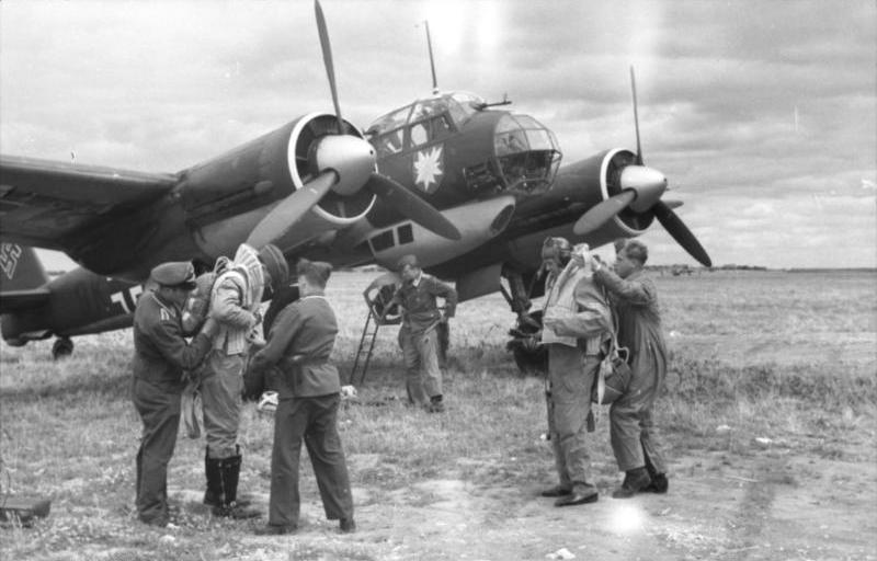 Flugzeug Junkers Ju 88, Startvorbereitung