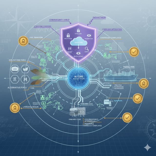 The Synergy of Maritime AI, Digital Twins, and Decarbonization: Building the Next-Gen Autonomous & Sustainable Fleet for 2030