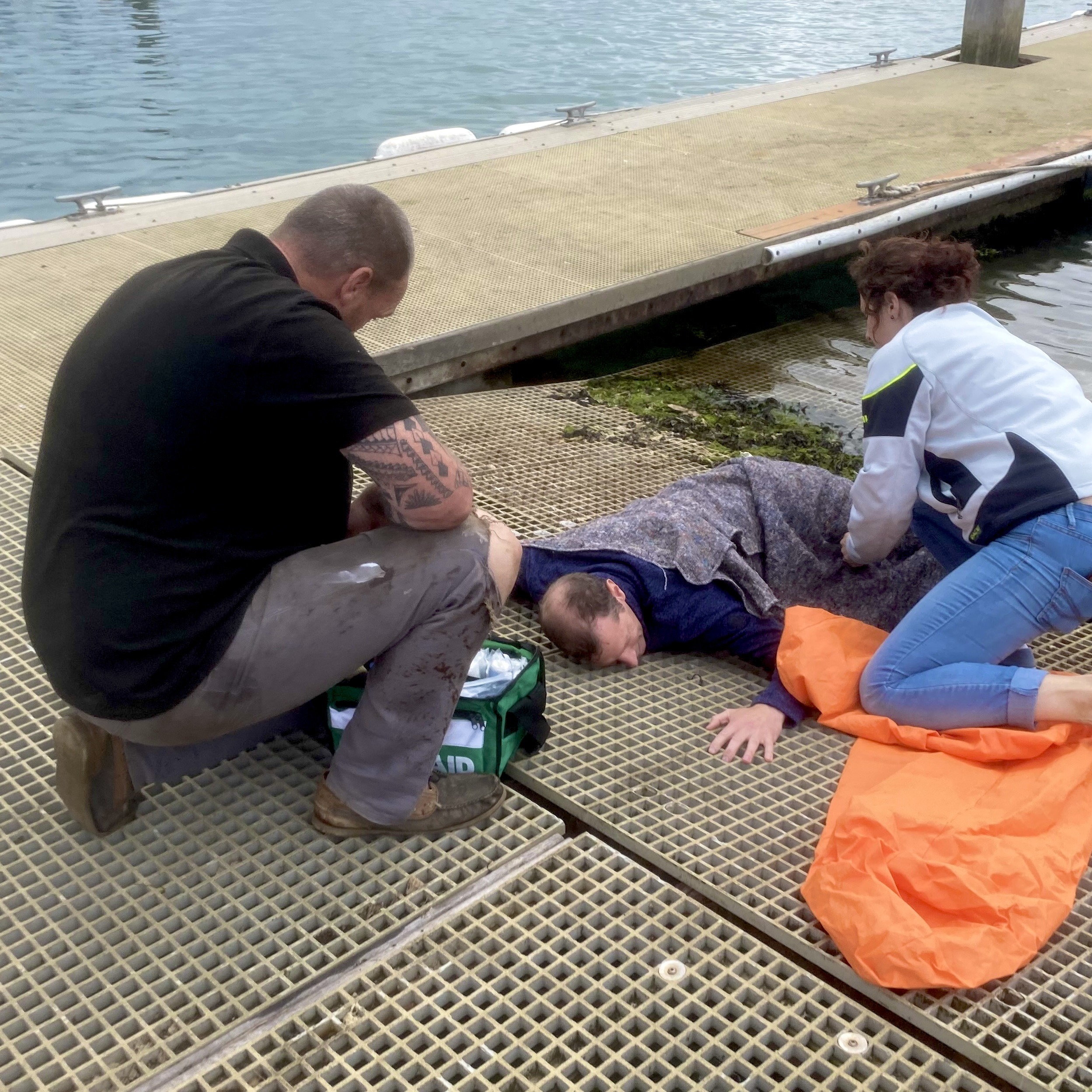 First Aid on Slipway