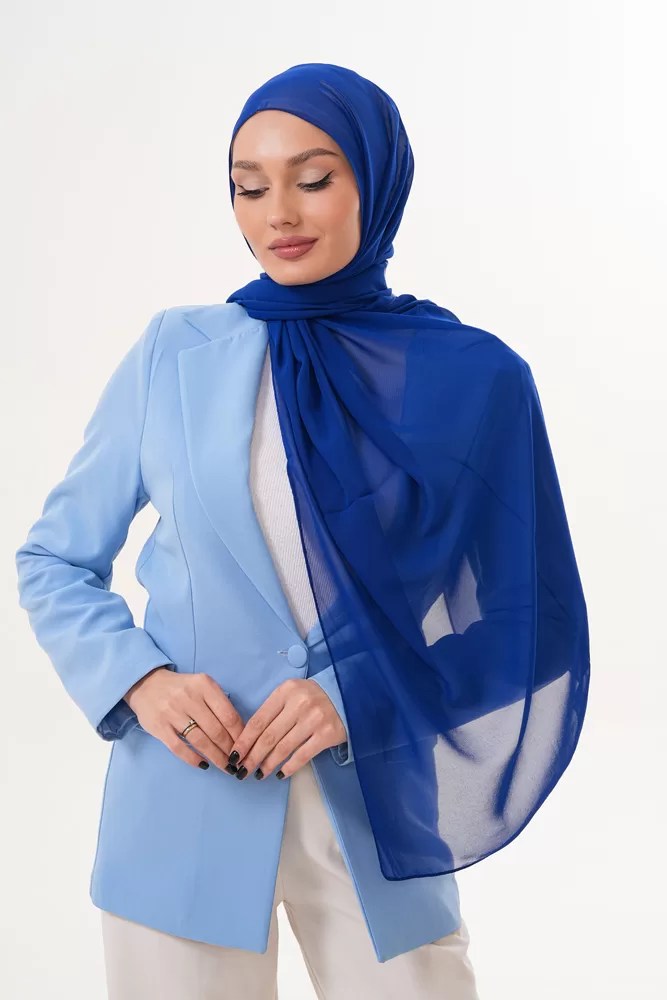 Signature Chiffon Hijab – Sky Blue