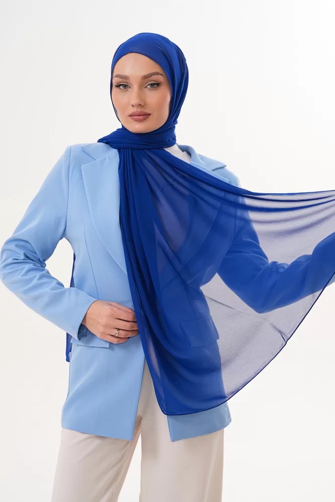 Signature Chiffon Hijab – Sky Blue