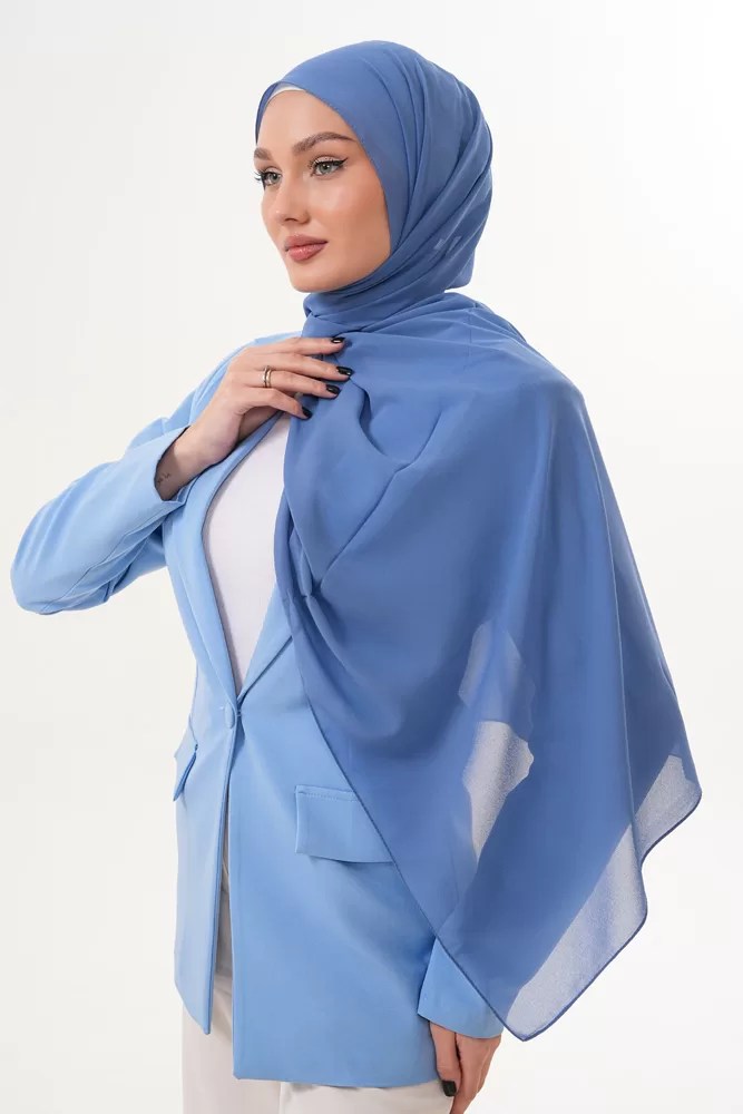 Signature Chiffon Hijab – Waikawa Grey