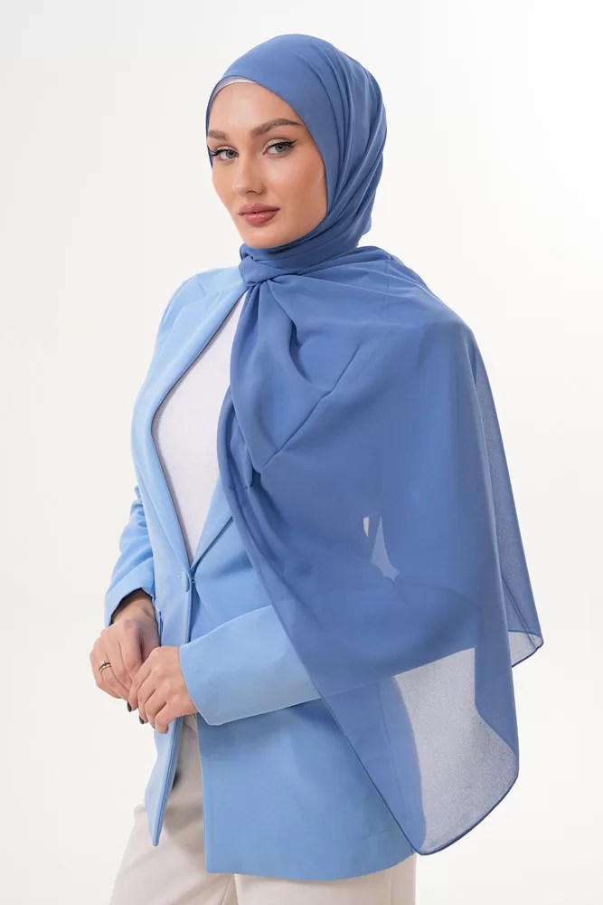 Signature Chiffon Hijab – Waikawa Grey
