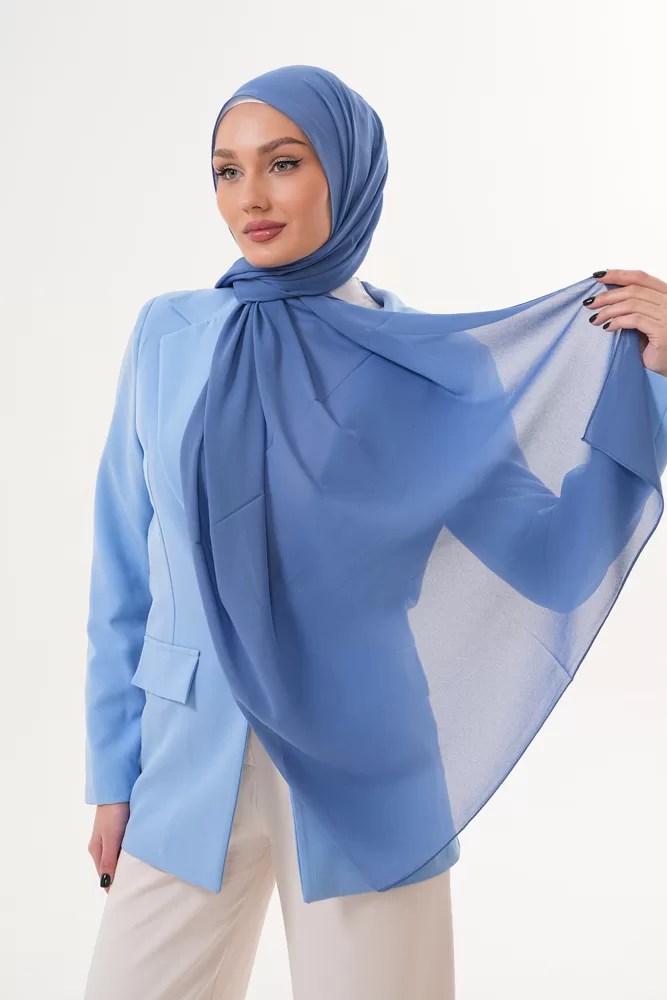 Signature Chiffon Hijab – Waikawa Grey