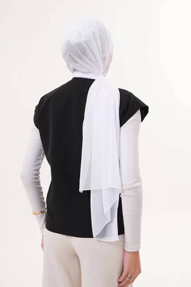 Signature Chiffon Hijab – White