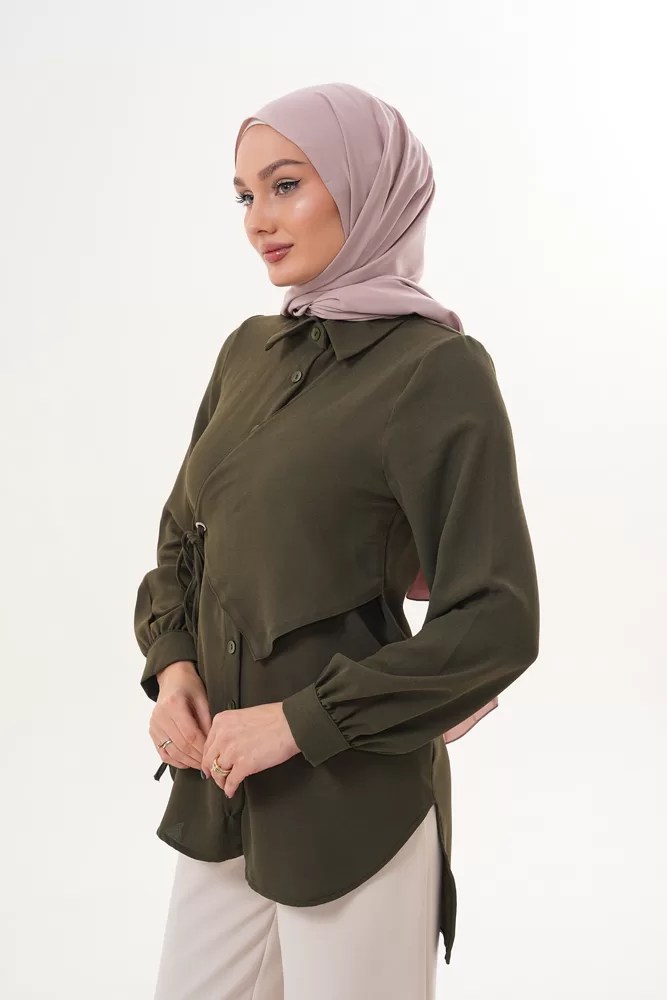 Georgette Hijab - Rose Beige