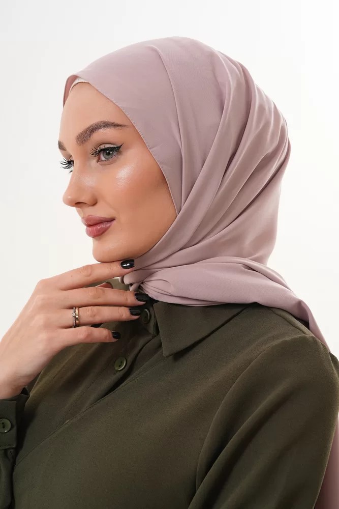 Georgette Hijab - Rose Beige
