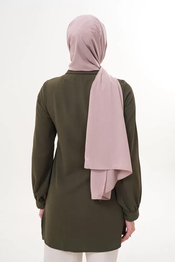 Georgette Hijab - Rose Beige