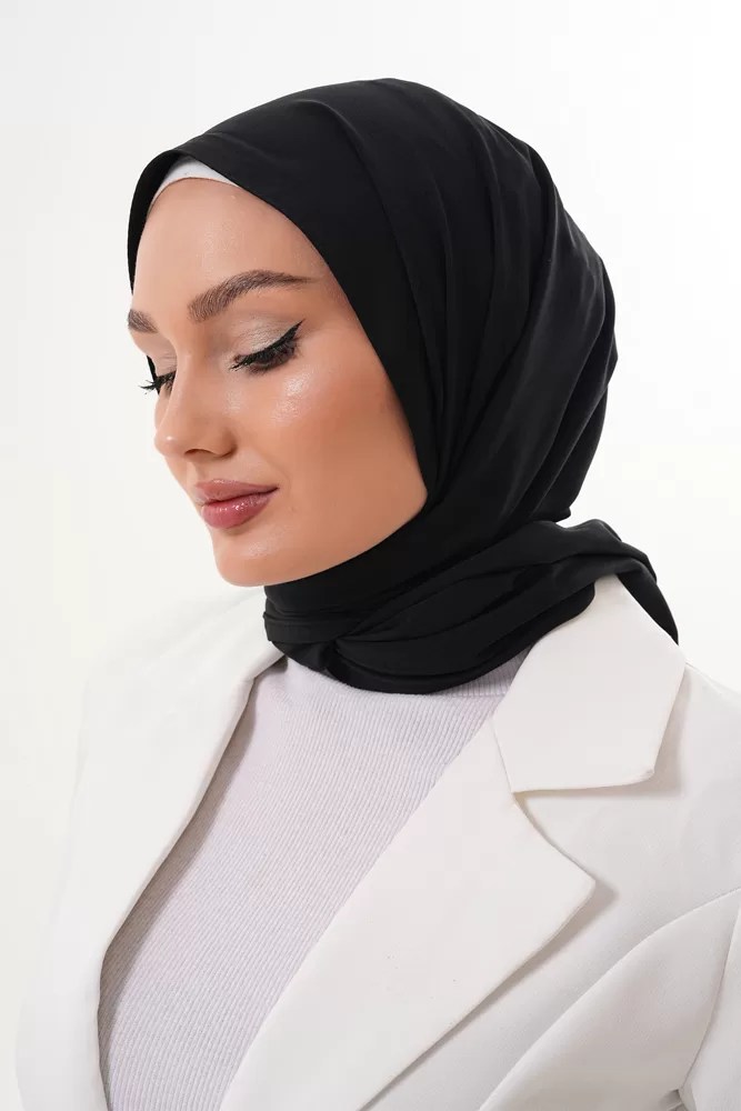 Georgette Hijab - Black
