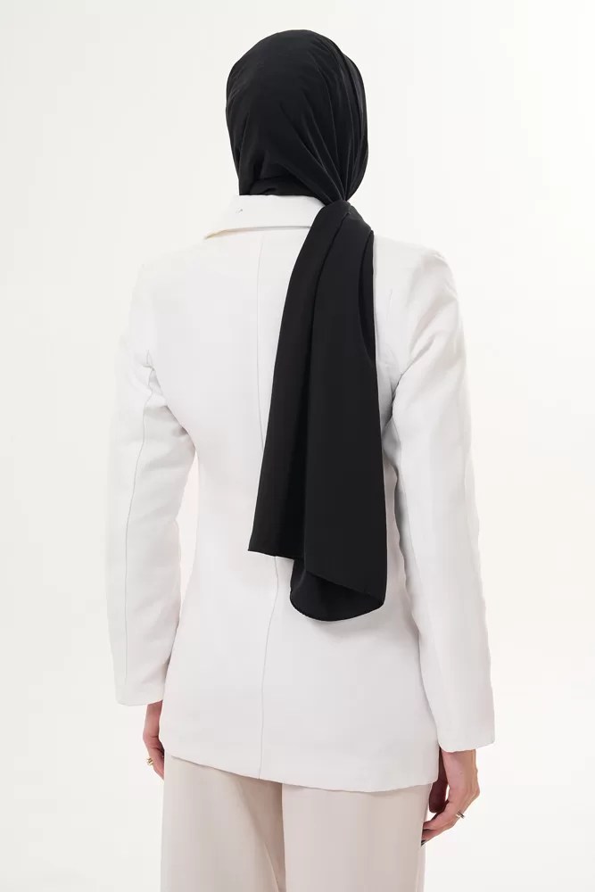 Georgette Hijab - Black