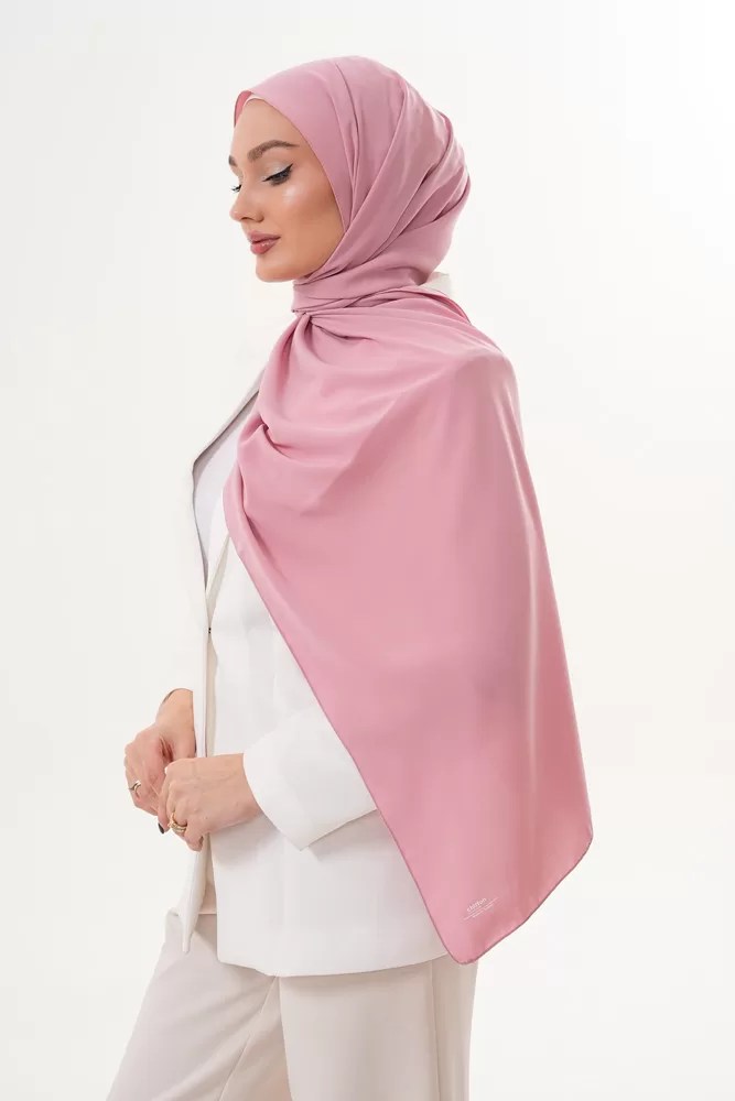 Georgette Hijab - Rose