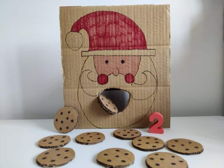 Christmas number activity for preschoolers.