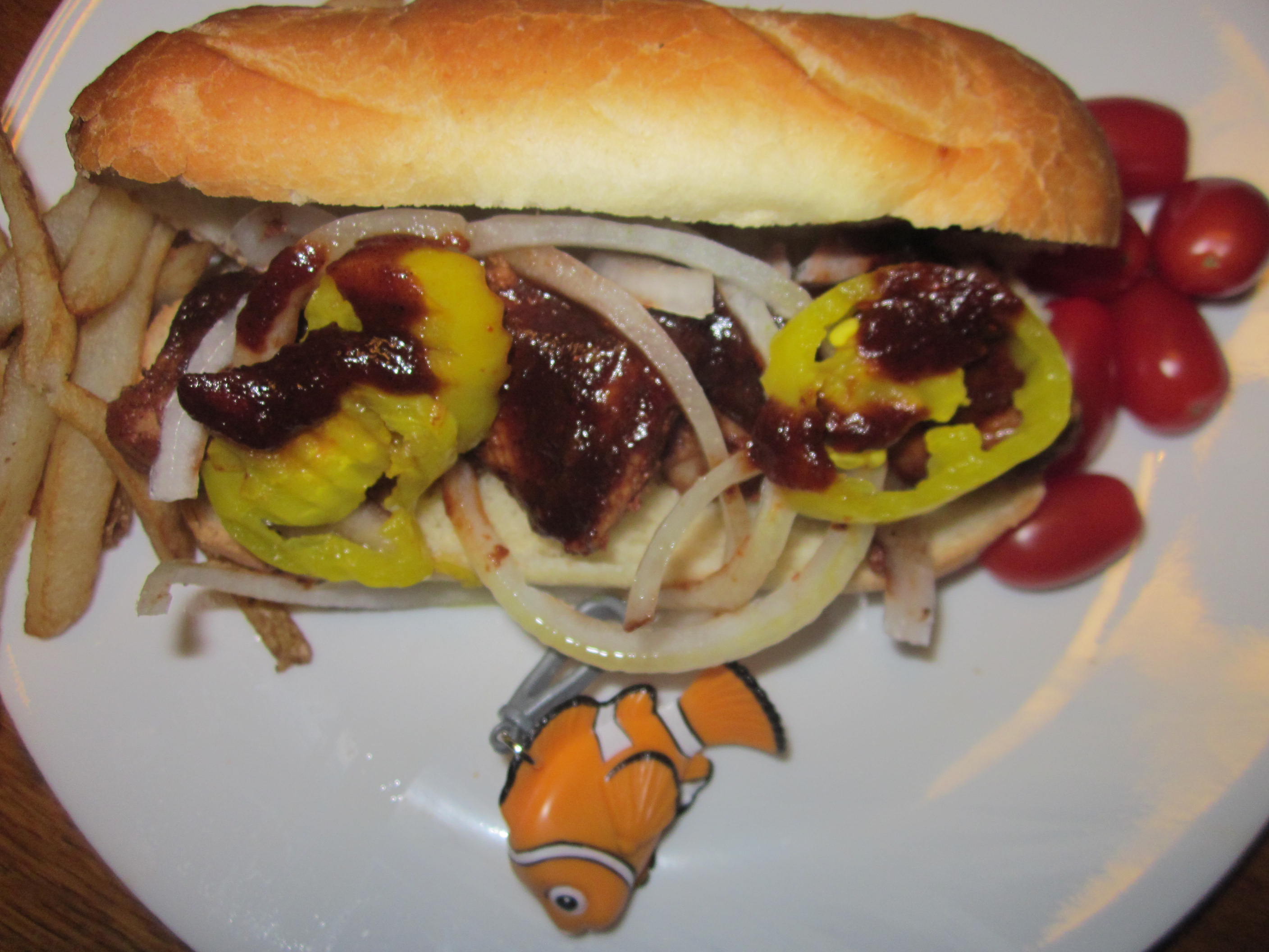 Chili MacRib. McDonald's mashup.