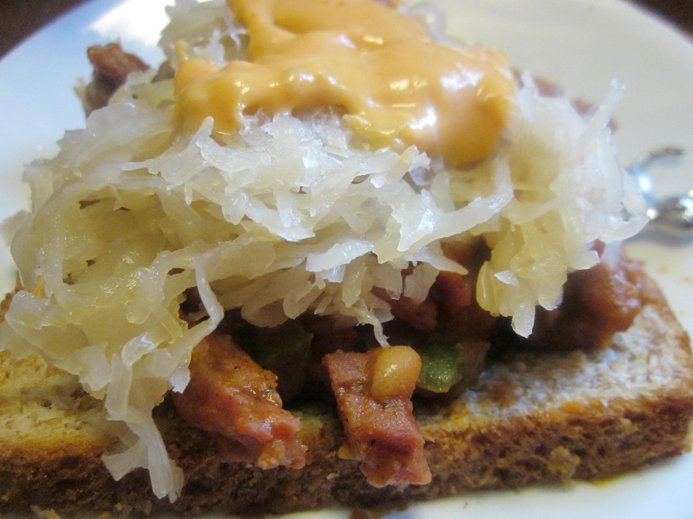 Chili Rueben Sandwich