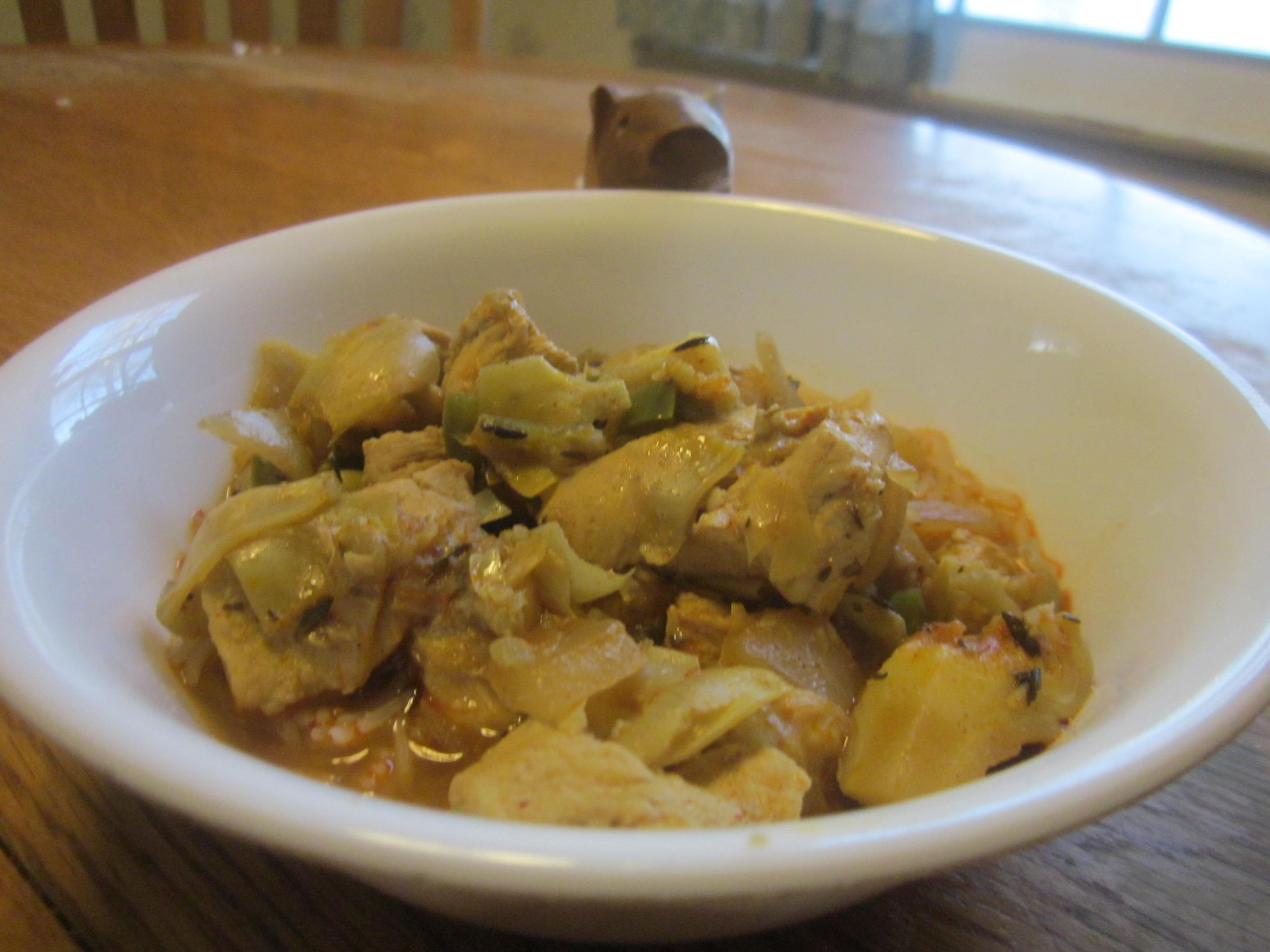 Artichoke N’ Chicken Chili