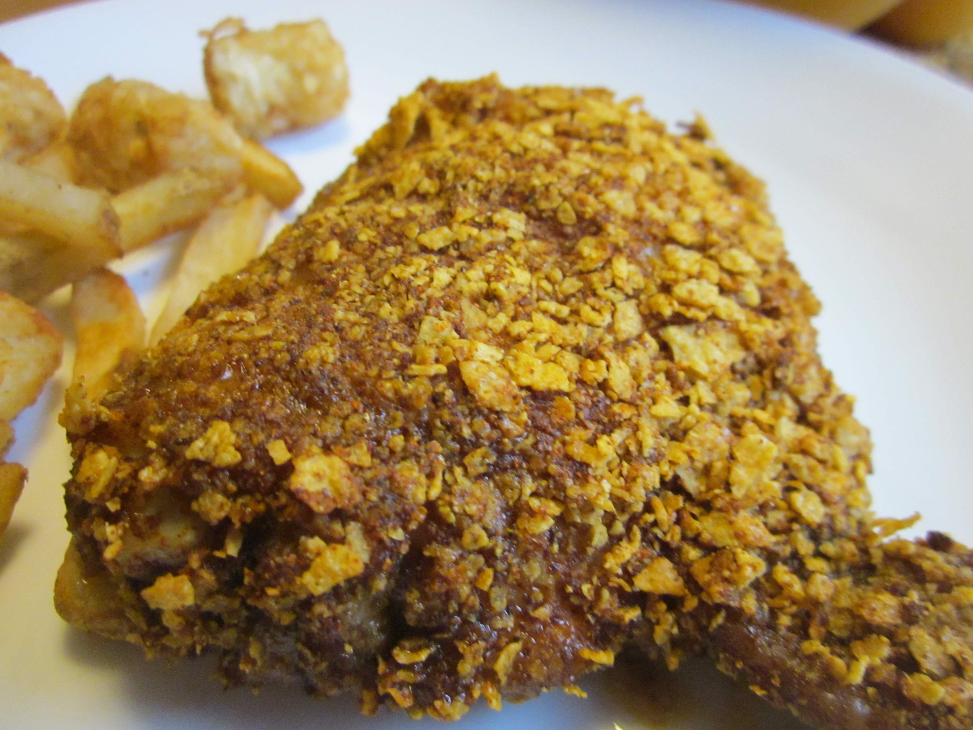 Oven Fried Chili Chicken Thighs