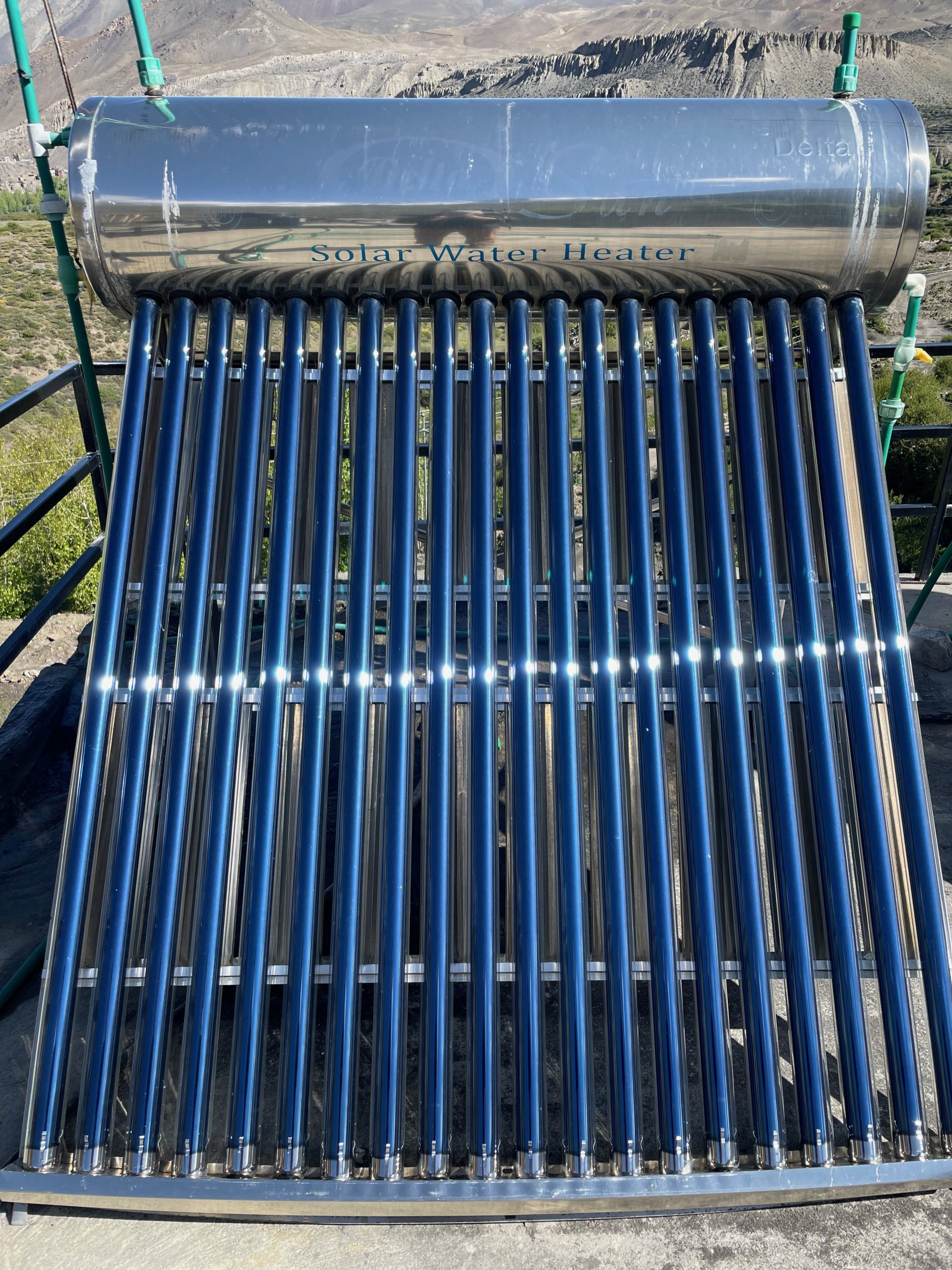 Solar powered water heater