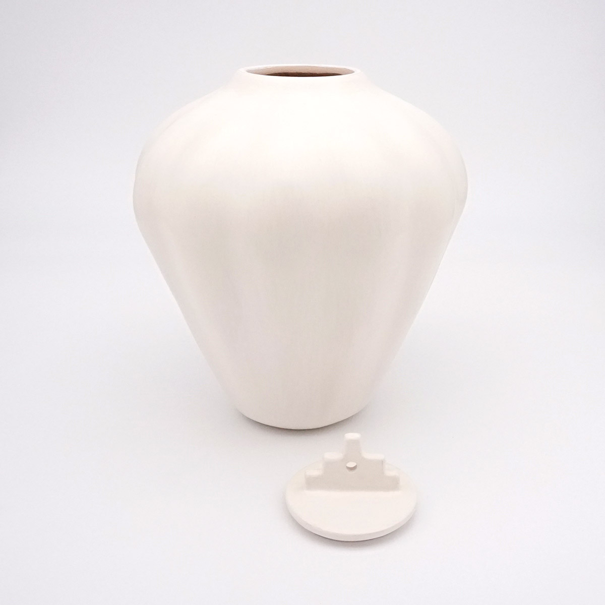 Melon Bowl w/ Lid by Andrew Padilla (1956 - 2021), Laguna Pueblo